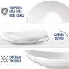 Bormioli Rocco Prometeo 9" Opal Glass Soup and Pasta Plates,