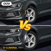 D-Lumina Front/Rear Side Marker Lights Smoked Lens Compatible with Chevy