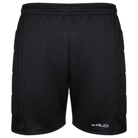 Kalci Youth Padded Goalie Shorts, Sweat Wicking Soccer Shorts for Boys, Kids & Men, Regular Dri-Fit Football Goalkeeper Shorts(Black-YS)