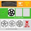 AUTOFREE 18" Hubcaps for 2014-2020 Chevy Impala Steel Wheels -