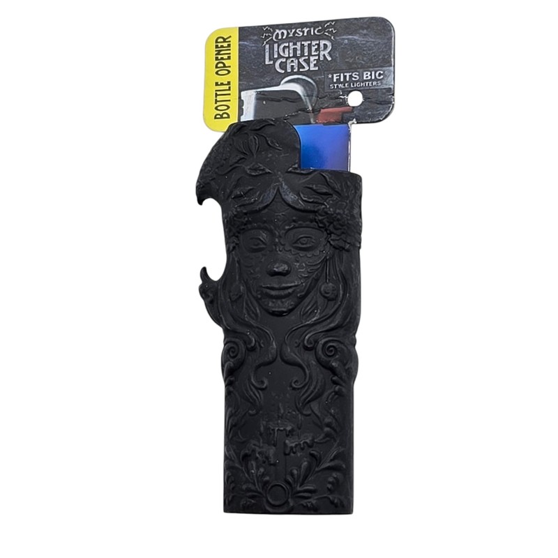 Mystic Design Lighter Holder, w/Bottle Opener, Lighter Case (12)