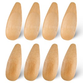 Hpmjz 8 pcs Bamboo Deodorant Cream Applicators Multi-functional Facial Applicator Portable Makeup Beauty Tools Set Bamboo Face Mask Spatula Beauty Spa Mini Spoon for Deodorant Cream Mud Cosmetic Clay