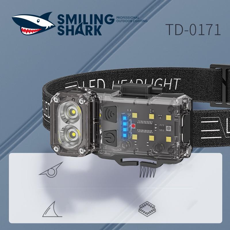 smilingshark 【TD-0171】Smilingshark multifunctional headlights, induction function, magnetic suction function, 180°rotating