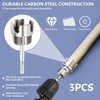 3Pcs PVC Pipe Threader Kit, 1/2, 3/4 and 1 Inch