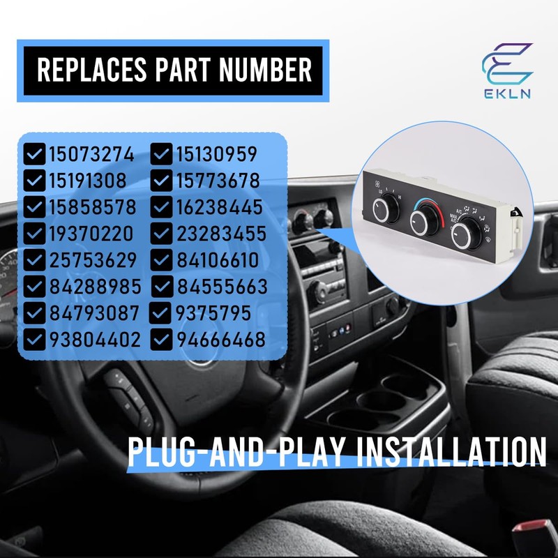 599-217 Heater A/C Control Switch Climate Control Module Fit for