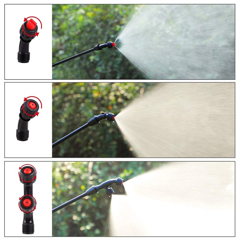 Aimela Sprayer Nozzle Tips,6 Piece Multifunctional Spray Combination,Adjustable Nozzle,Suitable For
