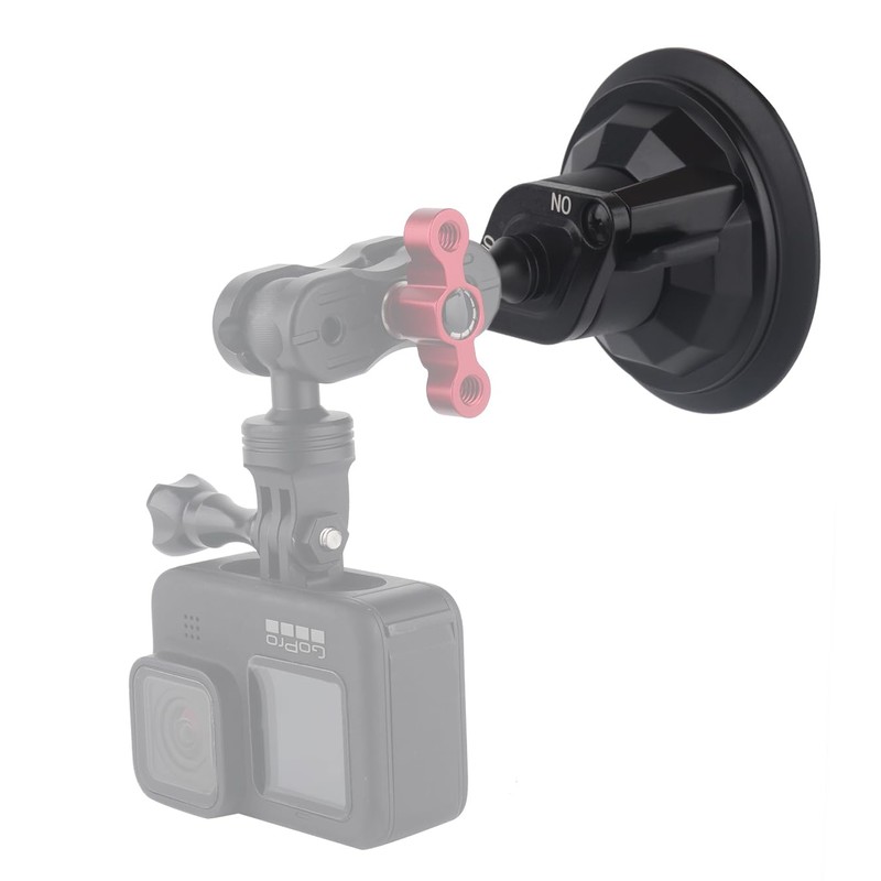 Rigdance Heavy Duty 20mm Ball Mount Suction Cup, Windshield Suction
