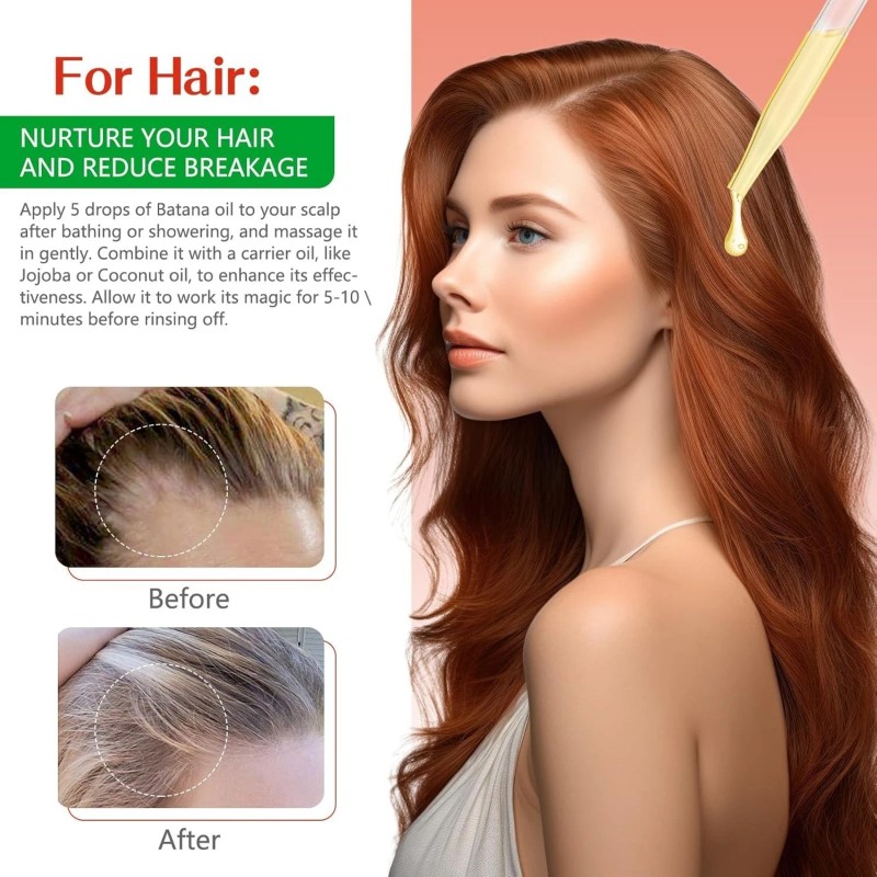Generic Batana Oil for Hair Growth, Eyelashes & Eyebrows,100% Pure