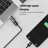 YIMATEECO 120 W Lightning Adapter USB-A to Type-C Adapter Grey