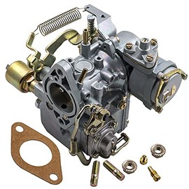 34 pict 3 Carburetor Compatible With Volkswagen VW Beetle Super Beetle 1971-1979 34PICT-3 Type 1 Air Cooled 1600cc Dual-Port Engine Replaces OE# 113129031K 98-1289-B