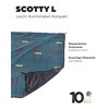 Scotty Picnic Blanket, L, Grey