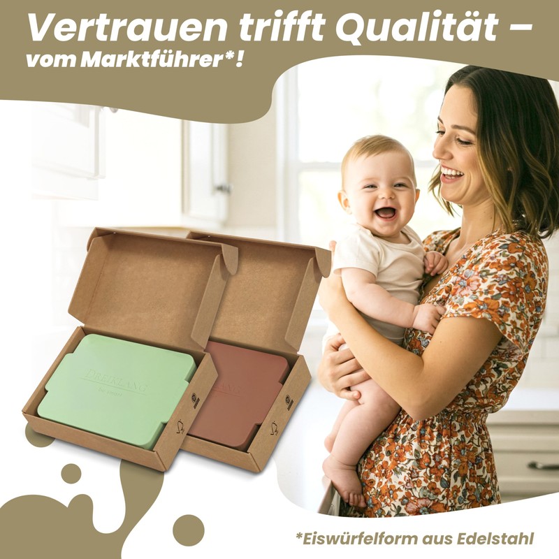 Dreiklang - be smart Ice Cube Tray with Lid, Carry