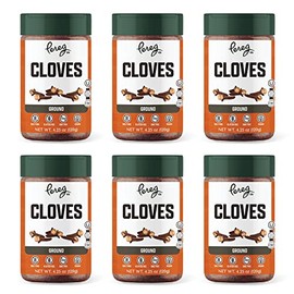 Ground Cloves Buds Spices - (4.25 Oz x 6 Pack) - Hand Picked Fresh Cloves - Intense & Strong Flavor Savory Dishes - Ideal for Aromatizing Tea, Pickles & Curries - Non-GMO, Kosher Certified