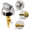 MENSI Propane Natural Brass Hotel Commercial Kitchen Gas Control Valve