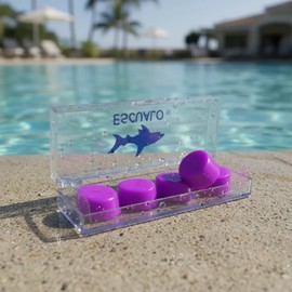 Tapones de Natacion I Modelo Pasta I Color Rosa I Silicon I Ajustable