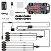 8 Pods RGB LED Rock Lights for Jeeps Trucks Golf