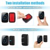 Fabbay 8 Wireless Doorbell, Waterproof Door Bell Button Kit 4