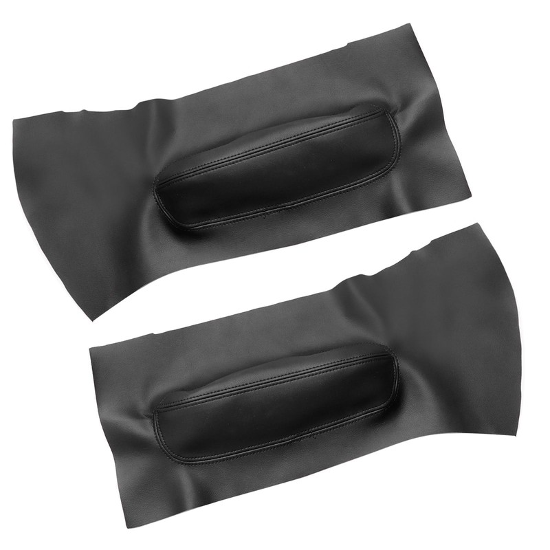 SecosAutoparts Pair Black Door Panel Replacement Armrest Cover Compatible with