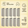 10 Pairs Magnetic Curtain Clips, Curtain Clips, Hold Curtains Closed