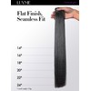 LUVME Straight Seamless 14inch 110g 7Pcs Clip in Hair Extensions