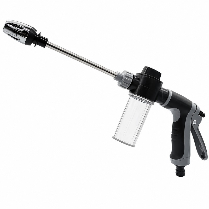 Car Wash Water Gun for Garden Hose – Adjustable Long-Reach