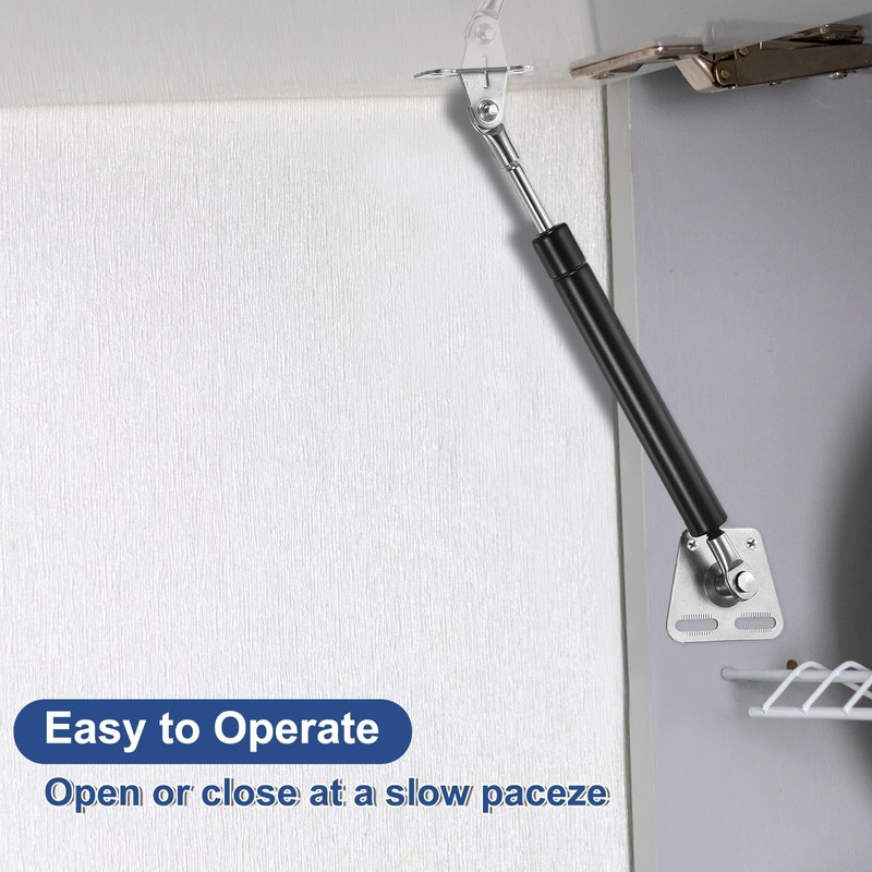 sourcing map 4Pcs Lid Support Hinges, 100N Gas Struts Soft