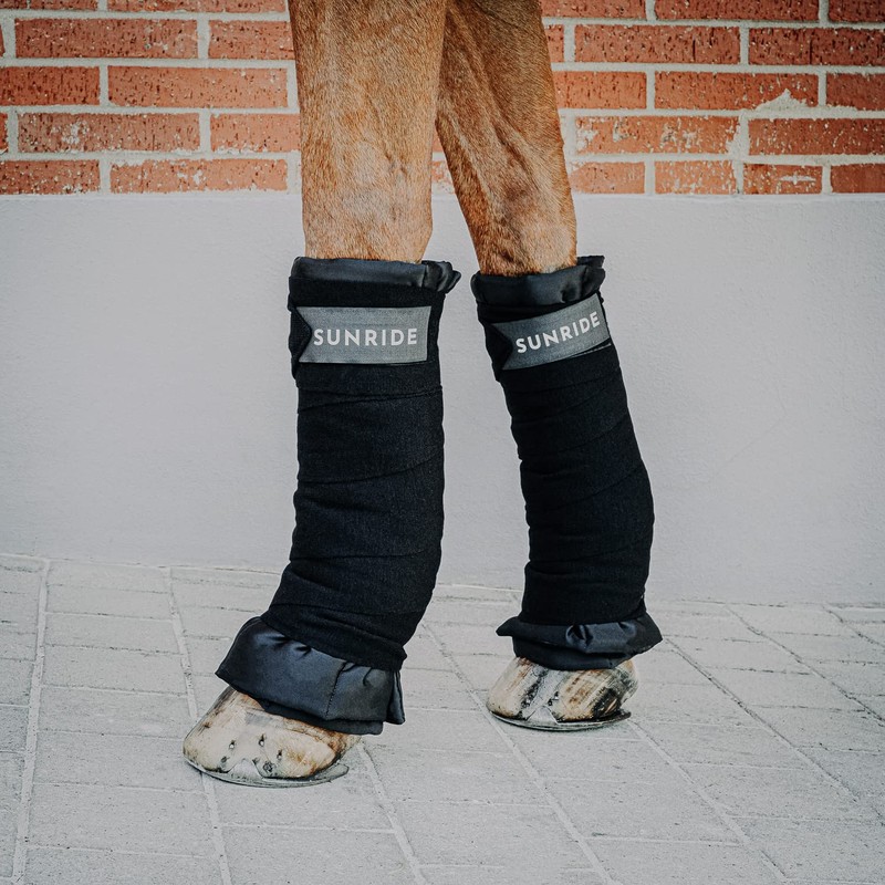 Sunride Bandages for Horses, Stabilise Tendons and Ligaments - Breathable,