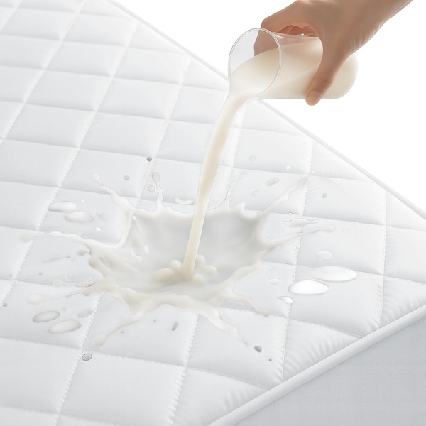 YSTELLAA Mattress Protector Waterproof 90 x 200 cm, Soft Mattress