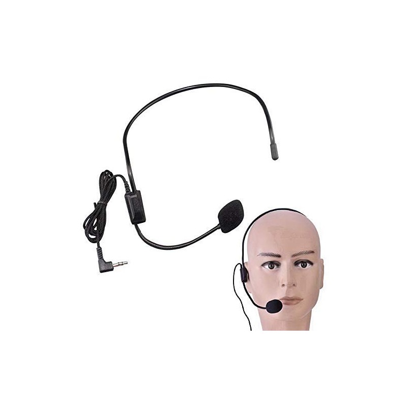 Rosebe Outlet Head Microphone Wired Type Head Mount, 3.5MM 90