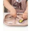 Done by Deer Foodie Children's Plate with Dividers - Children's