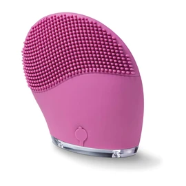 Beurer FC49 Cepillo Facial, Cepillo de limpieza facial de silicona electrico, limpieza profunda de poros con masaje ligero