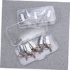 Minkissy 15pcs Reusable Metal Nail Mold Tips for Nail Extension