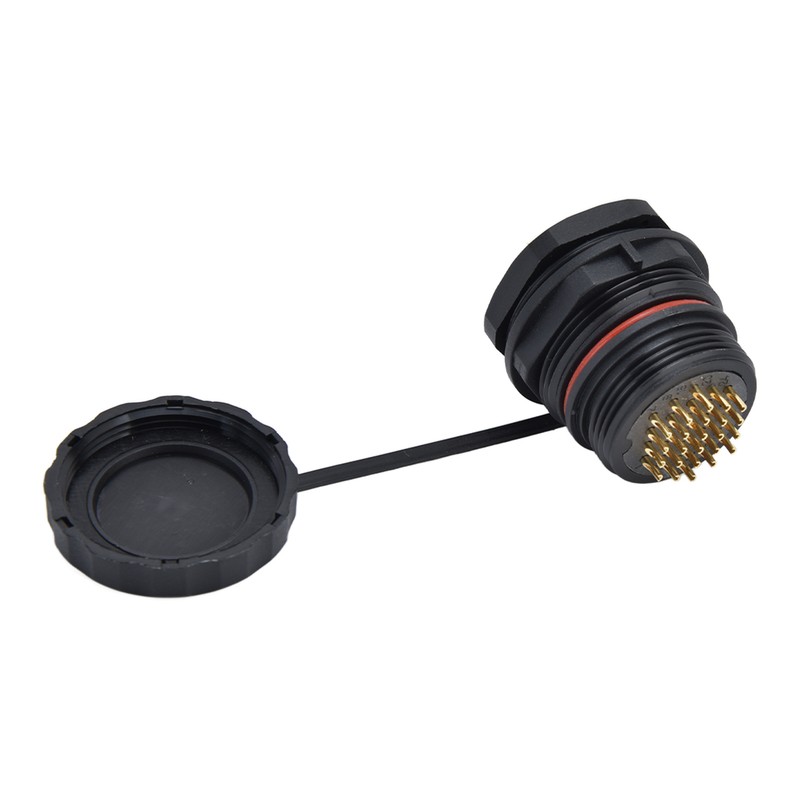 Waterproof Connector Back Nut IP68 Aviation Power Socket 5A for