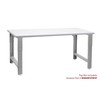 Garage Workbench Table Frame 26" Depth - Grey - 30"