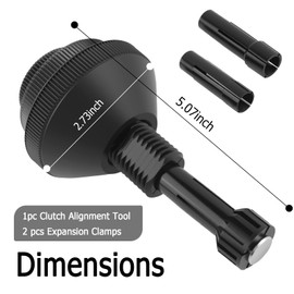 YGDMD Car Clutch Alignment Tool,Practical Car Alignment Tool Kit for Aligning Clutch Pair Hole,Essential Cars Accessories Clutches Plates Alignments Tools Automotive for Single Disc Clutches