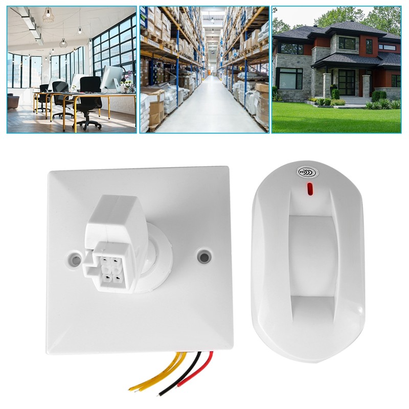 12V Wired Connection Motion Sensor Infrared Detector Anti Theft Home