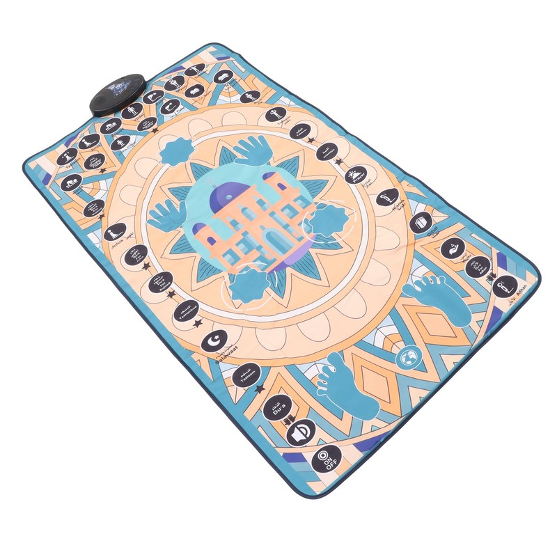 Electronic Muslim Prayer Mat 7 Languages Smart Touch Sensitive Educational