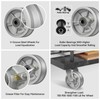 LONGRUNFORU 4" X 2" Sliding Gate Wheels, Cast Iron V