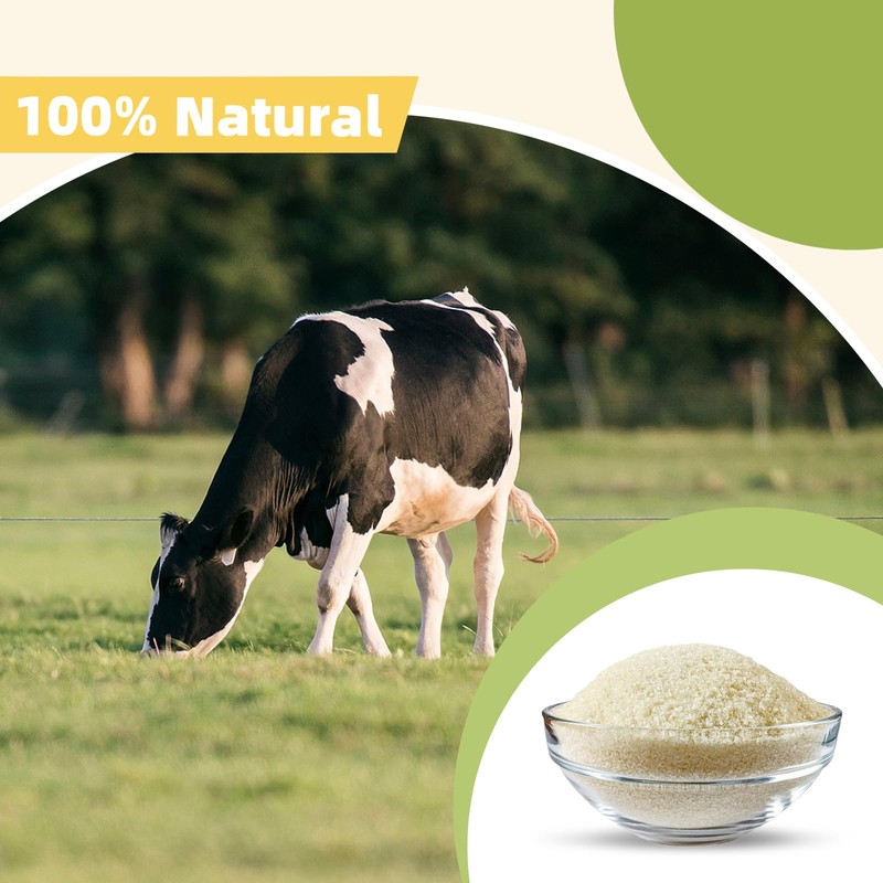 Besway Beef Gelatin Powder Unflavored 8 oz, Culinary Gelatin for