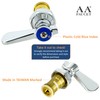 AA Faucet Brass Hot/Cold Stem Assembly Check Unit With Handle