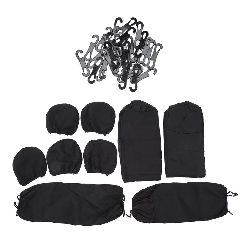 Car Seat Covers Full Set Breathable and Soft Cloth Seat