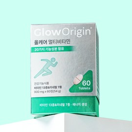 Glo Origin All Care Multivitamin & Mineral, Multivitamin 60 Tablets, 4 Pieces / 글로오리진 올케어 멀티비타민 앤 미네랄, 종합비타민 60정, 4개