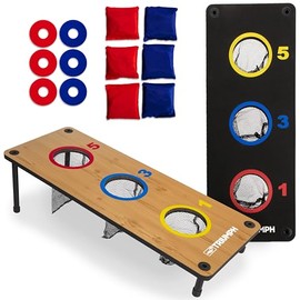 Triumph Sports 2-in-1 3 Hole Bags and Washer Toss Combo                                                                                               