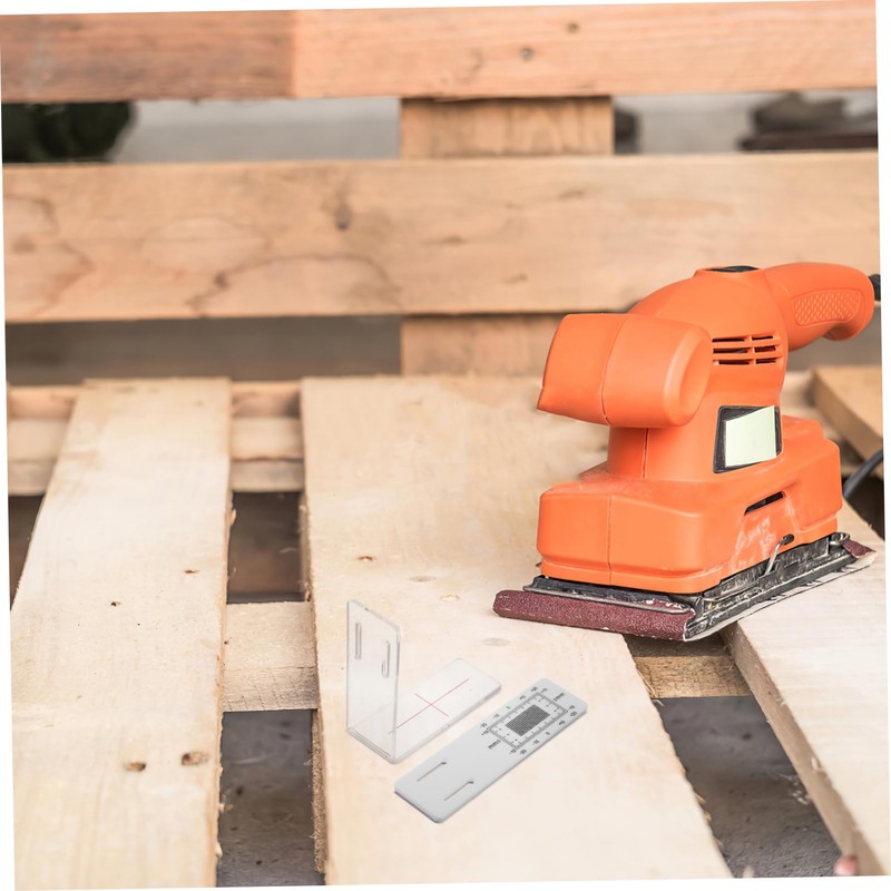 Mipcase Plastic Crack Gauge for Corners Corner Crack Monitoring Ruler