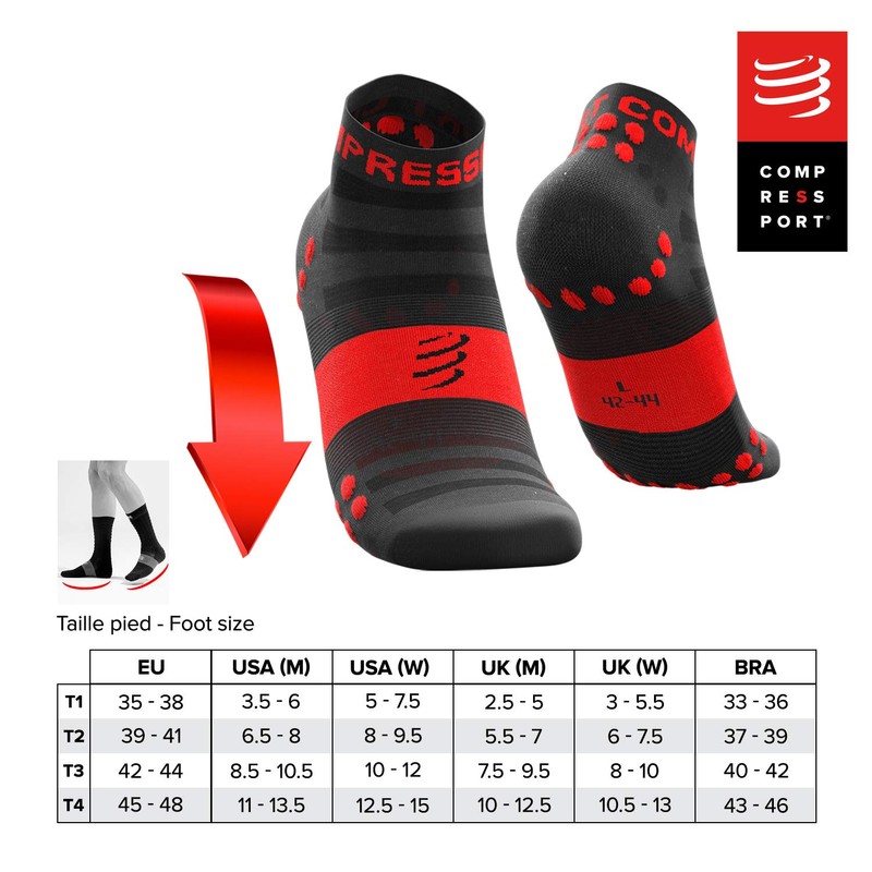 COMPRESSPORT Pro Racing Socks V3.0 Ultralight Run Low Lightweight Running
