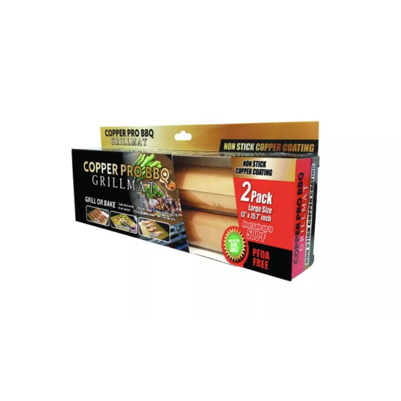 MENARDS 2PK LARGE 13x15.7'' COPPER OVEN LINERS NON STICK COOK
