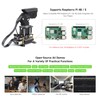 Waveshare 360° Omnidirectional High-Torque 2-Axis Expandable Pan-Tilt Camera Module, Compatible