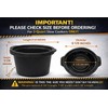 Round 2 qt slow cooker pot replacement, Compatible with 2QT