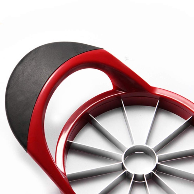 Beylos Easy Grip Apple Corer Slicer-Divider-Cutter-Wedger, Ergonomic Rubber Grip Handle,