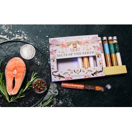 eat.art Salt Of The Earth – Luxury Salt Gift Selection From Around The World – Unique Salt Collection - Unusual Fathers Day Spice Gift Set - Gourmet Salt Set